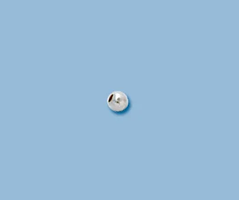 (image for) Sterling Silver - 2.5mm Seamless Round Bead * 10 Piece Package
