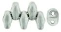 (image for) Czech MiniDuo-Matte Metallic Silver #CMDMMS
