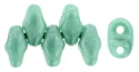 (image for) Czech MiniDuo-Turquoise Opaque Luster #CMDTQOL