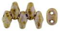 (image for) Czech MIniDuo-Opaque Gold/Smoky Topaz Luster