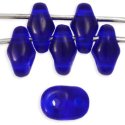 (image for) Czech SuperDuo-Cobalt Blue Transparent*10 Grams