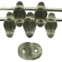 (image for) Czech SuperDuo-Black Diamond Transparent * 10 Grams