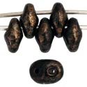 (image for) Czech SuperDuo-Jet Bronze Picasso *10 Grams