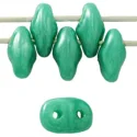 (image for) Czech SuperDuo-Turquoise Opaque Luster *10 Grams
