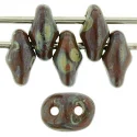 (image for) Czech SuperDuo-Opaque Umber Picasso *10 Grams