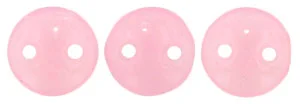(image for) CzechMate Two Hole Lentil-Milky Pink
