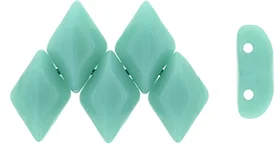 (image for) Czech GemDuo - Turquoise Opaque * 10 Grams