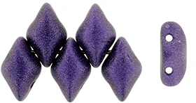 (image for) Czech GemDuo - Metallic Suede Purple