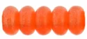 (image for) Czech 3mm Rondelle-Sueded Gold Hyacinth * Strand of 100 Glass Beads