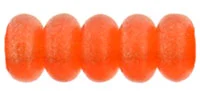 (image for) Czech 3mm Rondelle-Sueded Gold Hyacinth * Strand of 100 Glass Beads