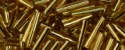(image for) TOHO Size 3 Bugle Bead. 9mm Length-Dark Topaz Silver Lined