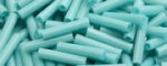 (image for) TOHO Size 3 Bugle Bead. 9mm Length-Turquoise Opaque