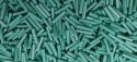(image for) TOHO Size 3 Bugle Bead. 9mm Length-Green Turquoise Opaque