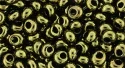 (image for) TOHO 3mm Magatama Bead-Jet Gold Luster