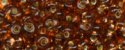 (image for) TOHO 3mm Magatama Bead-Burnt Orange Silver Lined