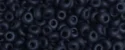 (image for) TOHO 3mm Magatama Bead-Jet Black Matte Opaque