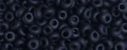 (image for) TOHO 3mm Magatama Bead-Jet Black Matte Opaque