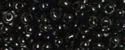 (image for) TOHO 3mm Magatama Bead-Jet Black Opaque