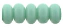 (image for) Czech 3mm Rondelle-Turquoise Opaque * Strand of 100 Glass Beads