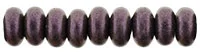 (image for) Czech 4mm Rondelle-Metallic Suede Pink * Strand of 100 Glass Beads