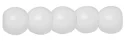 (image for) Czech 2mm Round - Opaque White