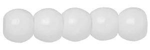 (image for) Czech 2mm Round - Opaque White