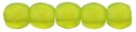 (image for) Czech 2mm Round - Milky Dark Peridot