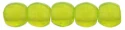 (image for) Czech 2mm Round - Milky Dark Peridot