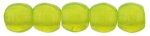 (image for) Czech 2mm Round - Milky Dark Peridot