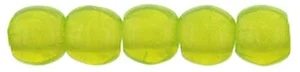 (image for) Czech 2mm Round - Milky Dark Peridot