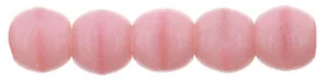 (image for) Czech 2mm Round - Coral Pink Opaque