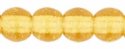 (image for) Czech 3mm Round-Dark Topaz Transparent