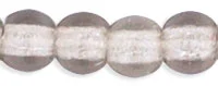 (image for) Czech 3mm Round-Black Diamond Transparent