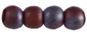 (image for) Czech 3mm Round-Metallic Amethyst Luster Matte