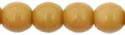 (image for) Czech 4mm Round-Opaque Dark Beige