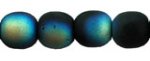(image for) Czech 6mm Round-Jet Black Opaque AB Matte