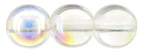 (image for) Czech 8mm Round-Crystal AB