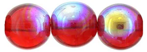 (image for) Czech 8mm Round-Siam Ruby AB