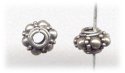 (image for) Bali Silver Spacer - Traditional Balinese 6mm Beaded Spacer Bead* 10 Beads