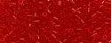 (image for) TOHO Size 1/2 Bugle Bead. 2mm Length-Ruby Hyacinth Transparent
