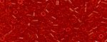 (image for) TOHO Size 1/2 Bugle Bead. 2mm Length-Ruby Hyacinth Transparent