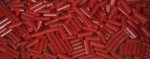 (image for) TOHO Size 2 Bugle Bead. 6mm Length-Red Opaque