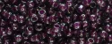 (image for) TOHO Size 6/o Round Seed Bead-Magenta Lined Black Diamond 6T1076