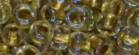 (image for) TOHO Size 6/o Round Seed Bead-Light Bronze Lined Crystal Rainbow 6T262