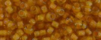 (image for) TOHO Size 6/o Round Seed Bead-Squash Lined Topaz Transparent 6T950