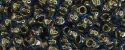 (image for) TOHO Size 6/o Round Seed Bead-Bronze Lined Light Sapphire Transparent 6T992