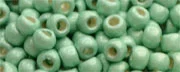 (image for) TOHO Size 6/o Round Seed Bead-Light Green Galvanized Matte PermaFinish 6TPF570F