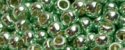(image for) TOHO Size 6/o Round Seed Bead-Light Green Galvanized PermaFinish 6TPF570
