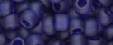 (image for) TOHO Size 8/o Round Seed Bead-Dark Cobalt Blue Transparent Matte 8T8DF