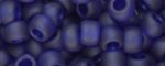 (image for) TOHO Size 8/o Round Seed Bead-Dark Cobalt Blue Transparent Matte 8T8DF